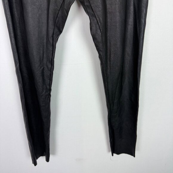 Commando Pull On Skinny Faux Leather Leggings Black Size Large L - Picture 4 of 12